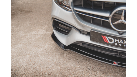 Front Splitter V.1 Mercedes-Benz E63 AMG Estate/Sedan S213/W213 Gloss Black