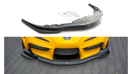 Front Splitter V.1 Toyota Supra Mk5 Gloss Black