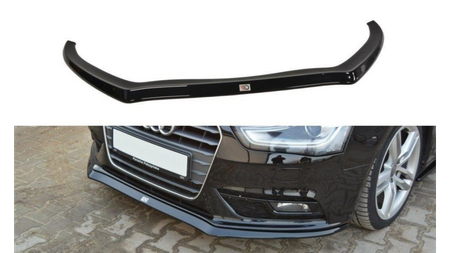 Front Splitter V.2 Audi A4 B8 FL Gloss Black