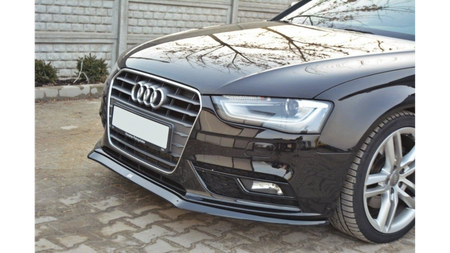 Front Splitter V.2 Audi A4 B8 FL Gloss Black