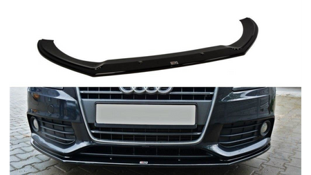 Front Splitter V.2 Audi A4 B8 Gloss Black