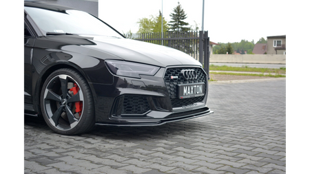 Front Splitter V.2 Audi RS3 8V FL Sportback Gloss Black