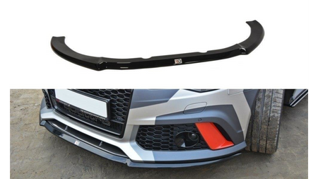 Front Splitter V.2 Audi RS6 C7 / C7 FL Gloss Black