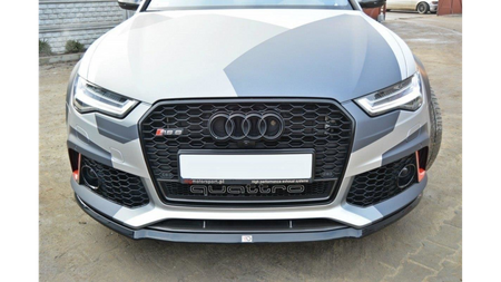 Front Splitter V.2 Audi RS6 C7 / C7 FL Gloss Black