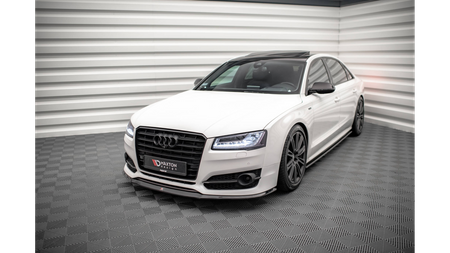 Front Splitter V.2 Audi S8 D4 FL Gloss Black