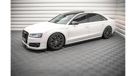 Front Splitter V.2 Audi S8 D4 FL Gloss Black