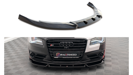 Front Splitter V.2 Audi S8 D4 Gloss Black