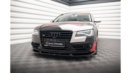 Front Splitter V.2 Audi S8 D4 Gloss Black