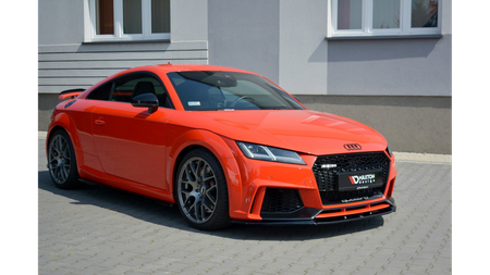 Front Splitter V.2 Audi TT RS 8S Gloss Black