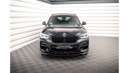 Front Splitter V.2 BMW X3 M40d / M40i / M-Pack G01 Gloss Black