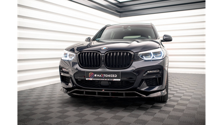 Front Splitter V.2 BMW X3 M40d / M40i / M-Pack G01 Gloss Black