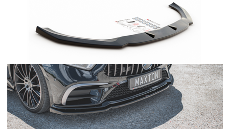 Front Splitter V.2 Mercedes-Benz CLS AMG-Line / 53AMG C257 Gloss Black