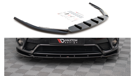 Front Splitter V.2 Toyota Avensis Mk3 Facelift Gloss Black