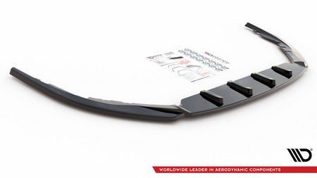 Front Splitter V.2 Toyota Avensis Mk3 Facelift Gloss Black