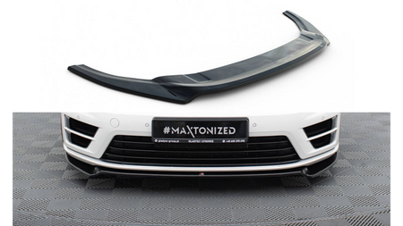 Front Splitter V.2 VW Golf 7 R / R-Line Gloss Black