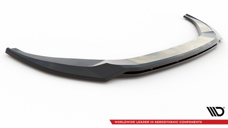 Front Splitter V.3 Audi A6 C8 Gloss Black