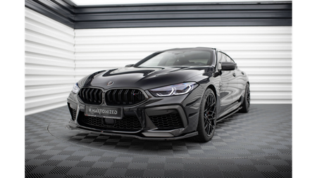 Front Splitter V.3 BMW M8 Gran Coupe F93 Gloss Black