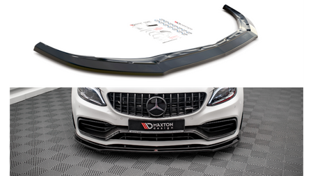 Front Splitter V.3 Mercedes-AMG C63 AMG Aero Pack C205 Facelift Gloss Black