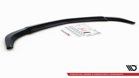 Front Splitter V.3 Mercedes-Benz C Coupe / Sedan / Estate AMG-Line C204 / W204 Facelift / S204 Facelift Gloss Black