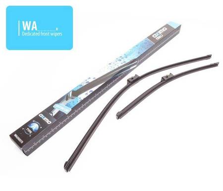 Front set dedicated silicon wiperblades VW Caddy III Touran