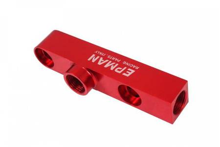 Fuel Pump Manifold 2in1 Red