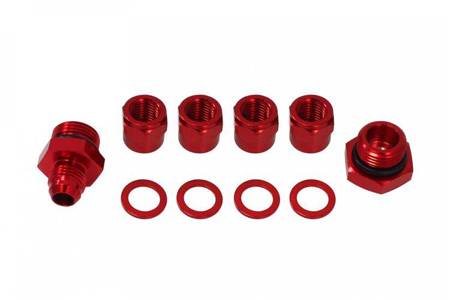 Fuel Pump Manifold 2in1 Red