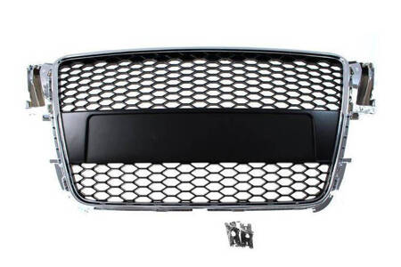 Grill Audi A5 8T RS-Style Chrome-Black 07-10 PDC