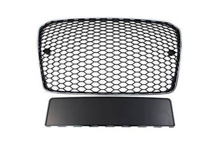 Grill Audi A5 8T RS-Style Chrome-Black 13-16 PDC