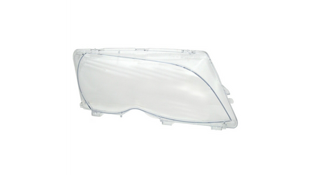 Headlight Lens Housing With Rubber RIGHT suitable for BMW 3 (E46) Sedan Touring Facelift 2001-2005