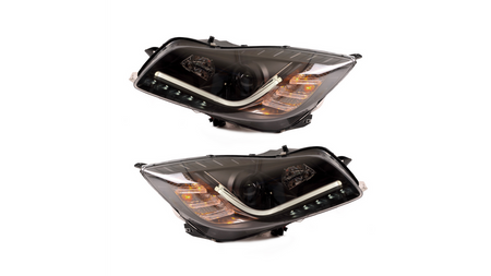 Headlights Halogen Black DRL suitable for OPEL INSIGNIA A (G09) Sports Tourer Saloon 2009-now