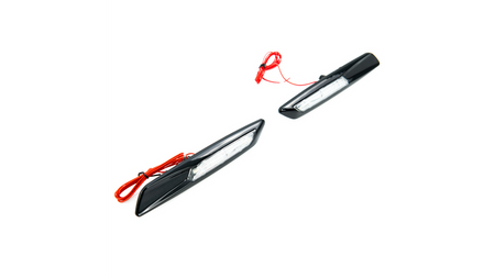 LED Side Indicators suitable for BMW E60 E61 E82 E88 E90 E91 E92 E93 Clear lens+ black chrome finishes