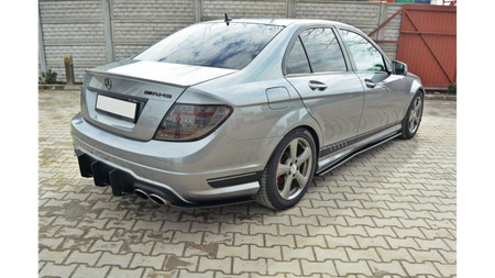 Mercedes-Benz C Sedan / Estate AMG-Line W204 / S204 REAR DIFFUSER & REAR SIDE SPLITTERS