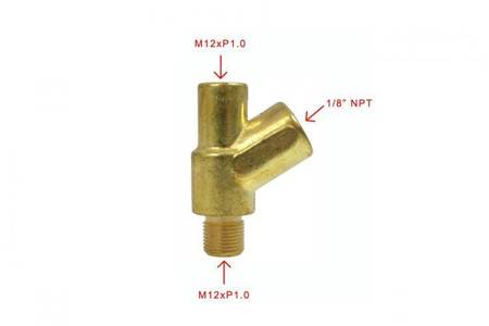 Oil pressure temperature sensor adapter Depo Y M12xP1.0