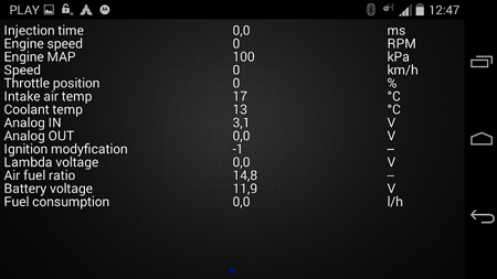 Otto Droid interface to DEC