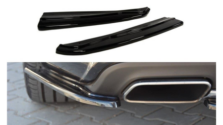 REAR SIDE SPLITTERS MERCEDES CLS C218 AMG LINE Gloss Black