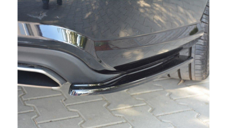 REAR SIDE SPLITTERS MERCEDES CLS C218 AMG LINE Gloss Black