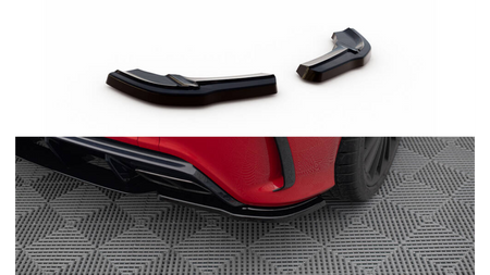 REAR SIDE SPLITTERS Mercedes A W176 AMG Facelift Gloss Black