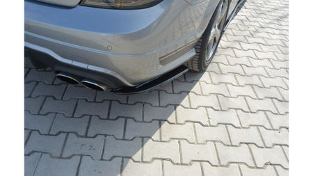 REAR SIDE SPLITTERS Mercedes-Benz C Sedan / Estate AMG-Line W204 / S204 Gloss Black