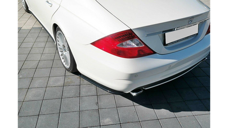 REAR SIDE SPLITTERS Mercedes CLS C219 55AMG Gloss Black