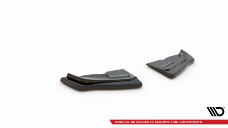 REAR SIDE SPLITTERS RENAULT CLIO III RS Gloss Black