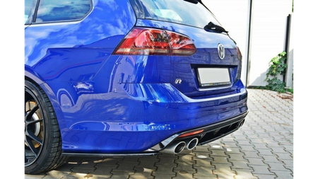 REAR SIDE SPLITTERS VW Golf 7 R Variant Gloss Black