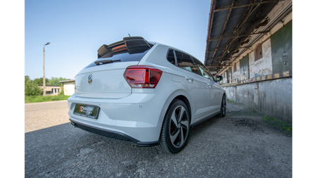 REAR SIDE SPLITTERS VW POLO MK6 GTI RED