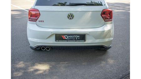 REAR SIDE SPLITTERS VW POLO MK6 GTI RED