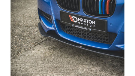 Racing Durability Front Splitter BMW M135i F20 Black