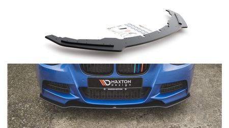 Racing Durability Front Splitter BMW M135i F20 Black-Red