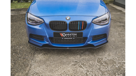 Racing Durability Front Splitter BMW M135i F20 Black-Red
