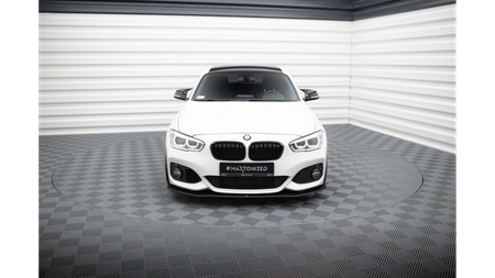 Racing Durability Front Splitter V.3 for BMW 1 F20 M-Pack Facelift / M140i Black