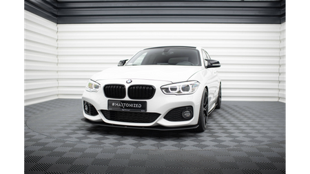 Racing Durability Front Splitter V.3 for BMW 1 F20 M-Pack Facelift / M140i Black