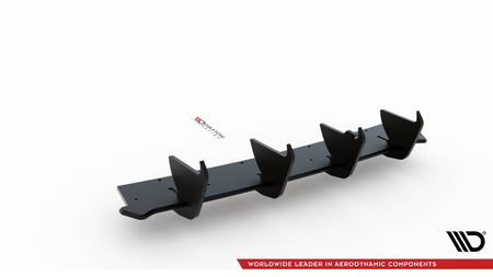 Racing Durability Rear Diffuser V.1 Volkswagen Golf 8 GTI Black-Red