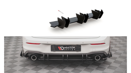 Racing Durability Rear Diffuser V.2 Volkswagen Golf 8 GTI Black